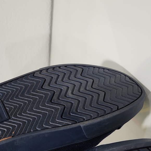 TOMS Classic Loafers Navy Blue Canvas Size 11.5 - Picture 10 of 11